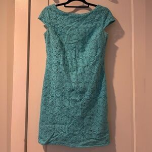 Lilly Pulitzer Jeanette Dress Shorely Blue Size 4
